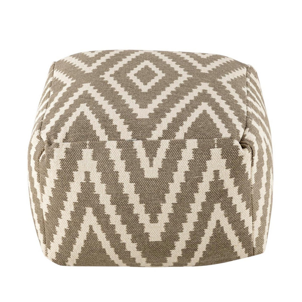 Sitzwürfel Fußhocker Sitzhocker 50x35x50cm Pouf Kelim Bodenkissen Peru schwarz taupe gelb türkis