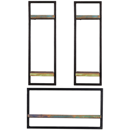 Wandregal-Set, 3-teilig