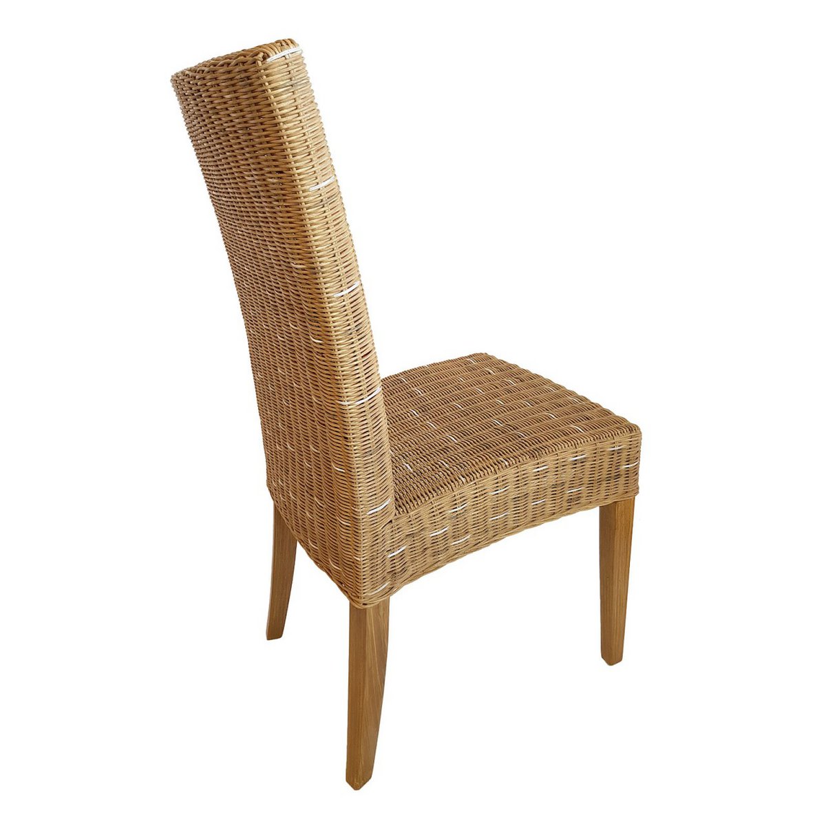 Esszimmer Stuhl Rattanstuhl Wintergarten Stuhl Korbstuhl nachhaltig Cardine cappuccino natur