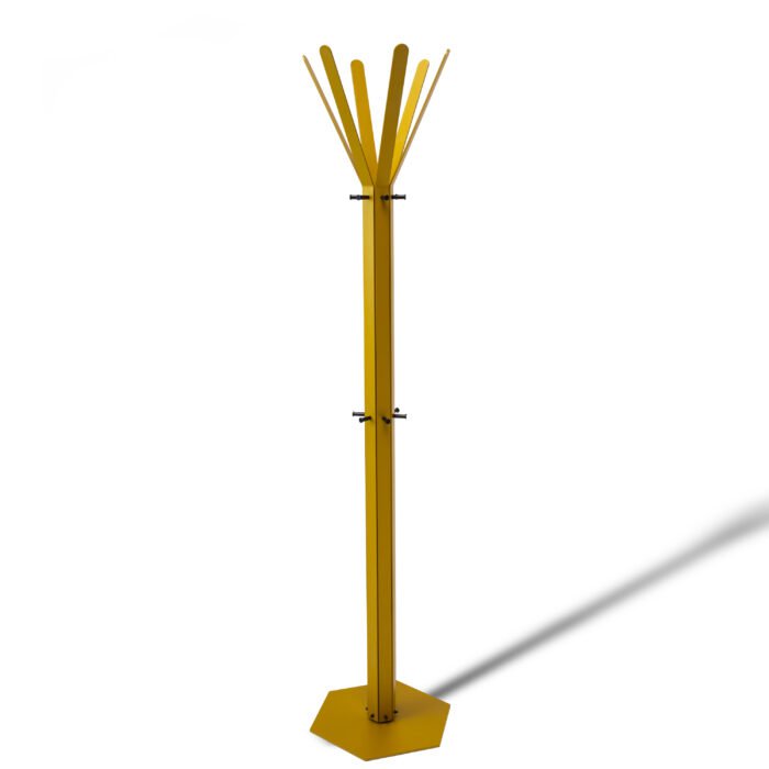 Gorillz Molto - Industrial - Standgarderobe - 14 Kleiderhaken - Gelb