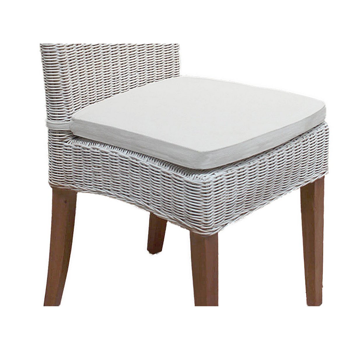 Esszimmer Stühle 6 Stück Rattanstühle Esstisch Stühle Wintergarten Cardine weiß