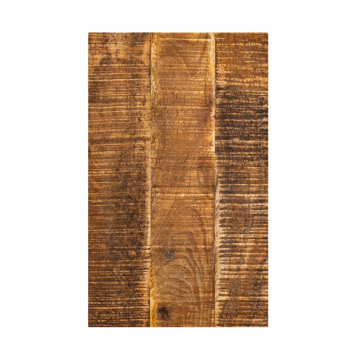 Beistelltisch Laptoptisch Holz 25x60x40cm nachhaltig Sofatisch C-Tisch Toronto Metall Gestell