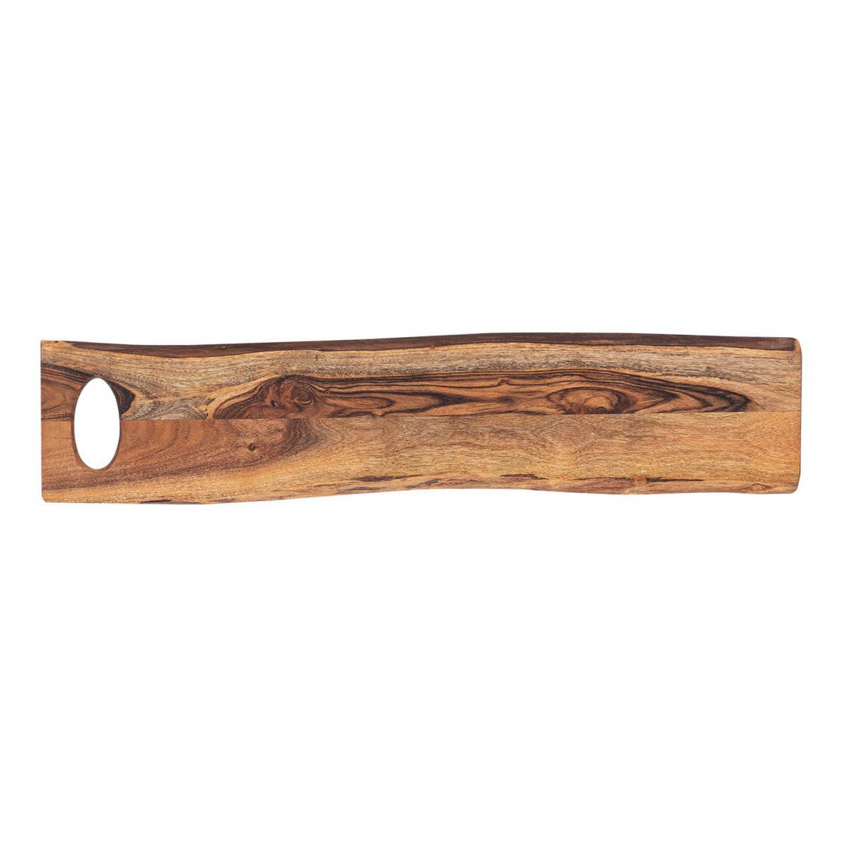 Holzbrett Servierbrett Dekotablett Thor 70x15cm Dekobrett Akazie massiv