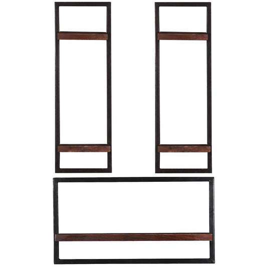 Wandregal-Set, 3-teilig