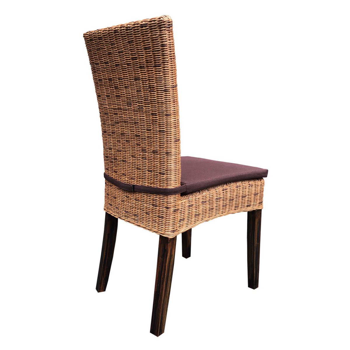 Esszimmer Stuhl Rattanstuhl Wintergarten Korbstuhl nachhaltig Cardine cabana braun