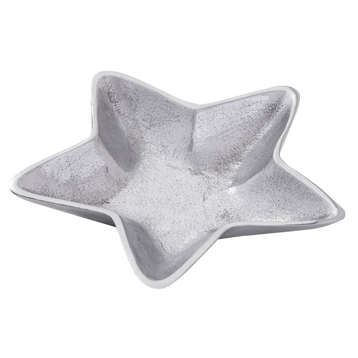 Dekoschalen Stern 2er Set Starlight gold o. silber Weihnachtsdeko Aluminium