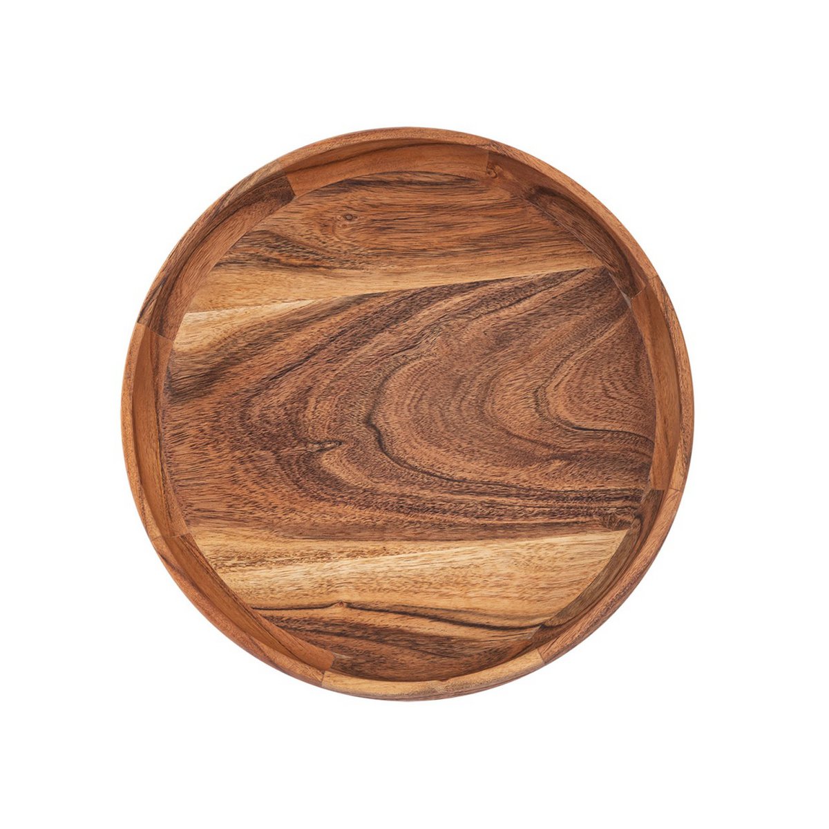 Holzschale Deko Schale Obstschale Holz ø30cm lebensmittelecht Akazie massiv