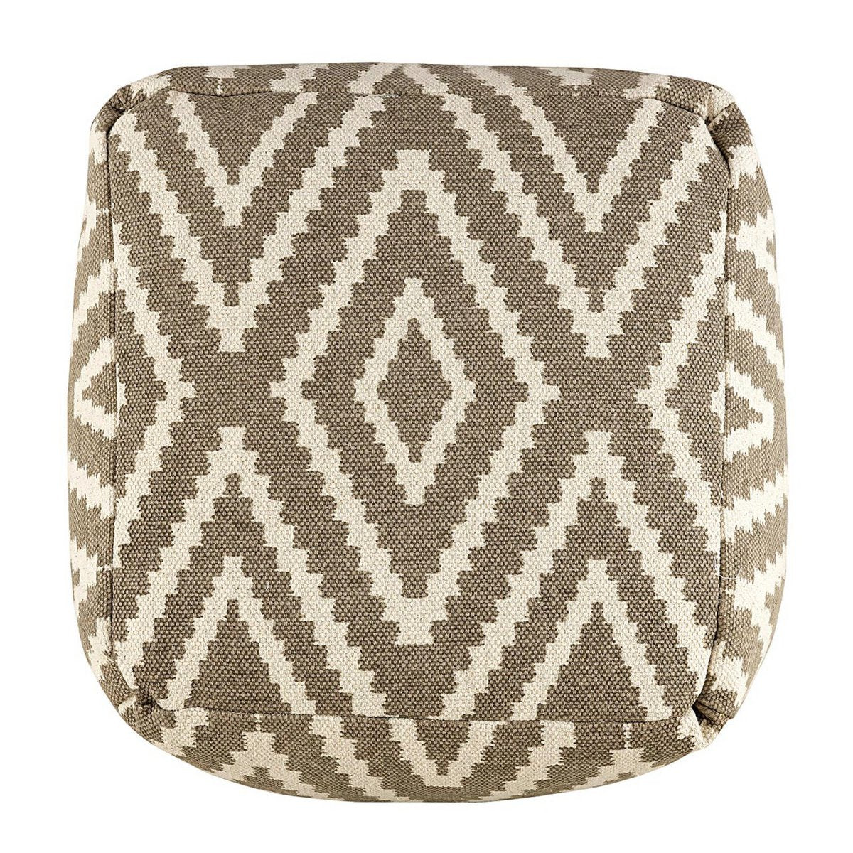 Sitzwürfel Fußhocker Sitzhocker 50x35x50cm Pouf Kelim Bodenkissen Peru schwarz taupe gelb türkis