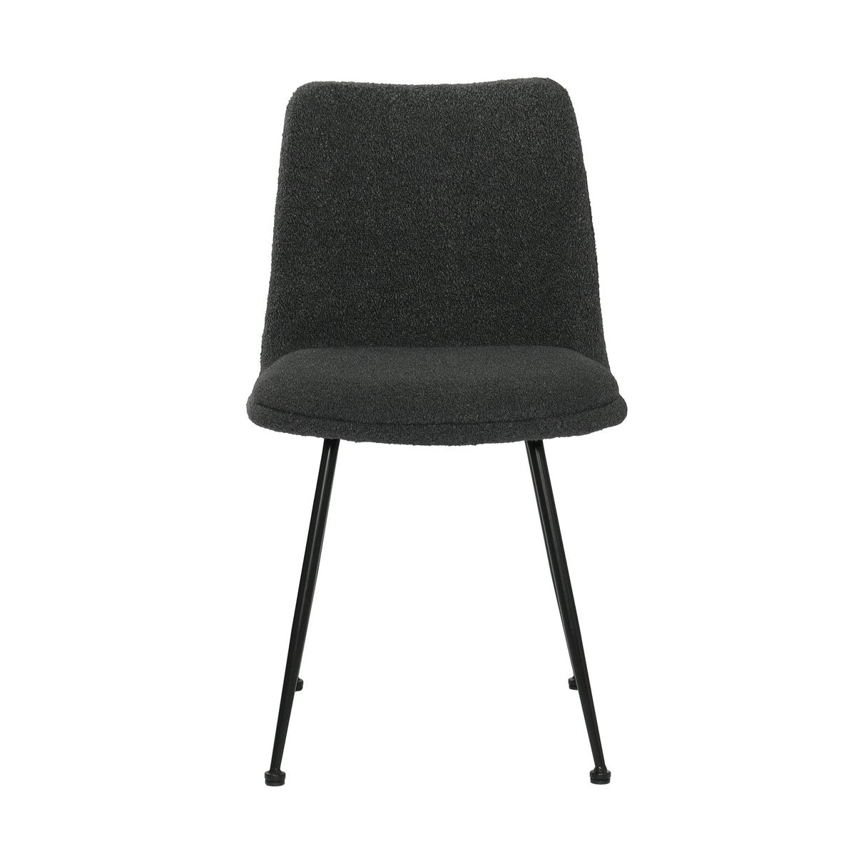 Stuhl 2er Set mit Bouclé-Bezug