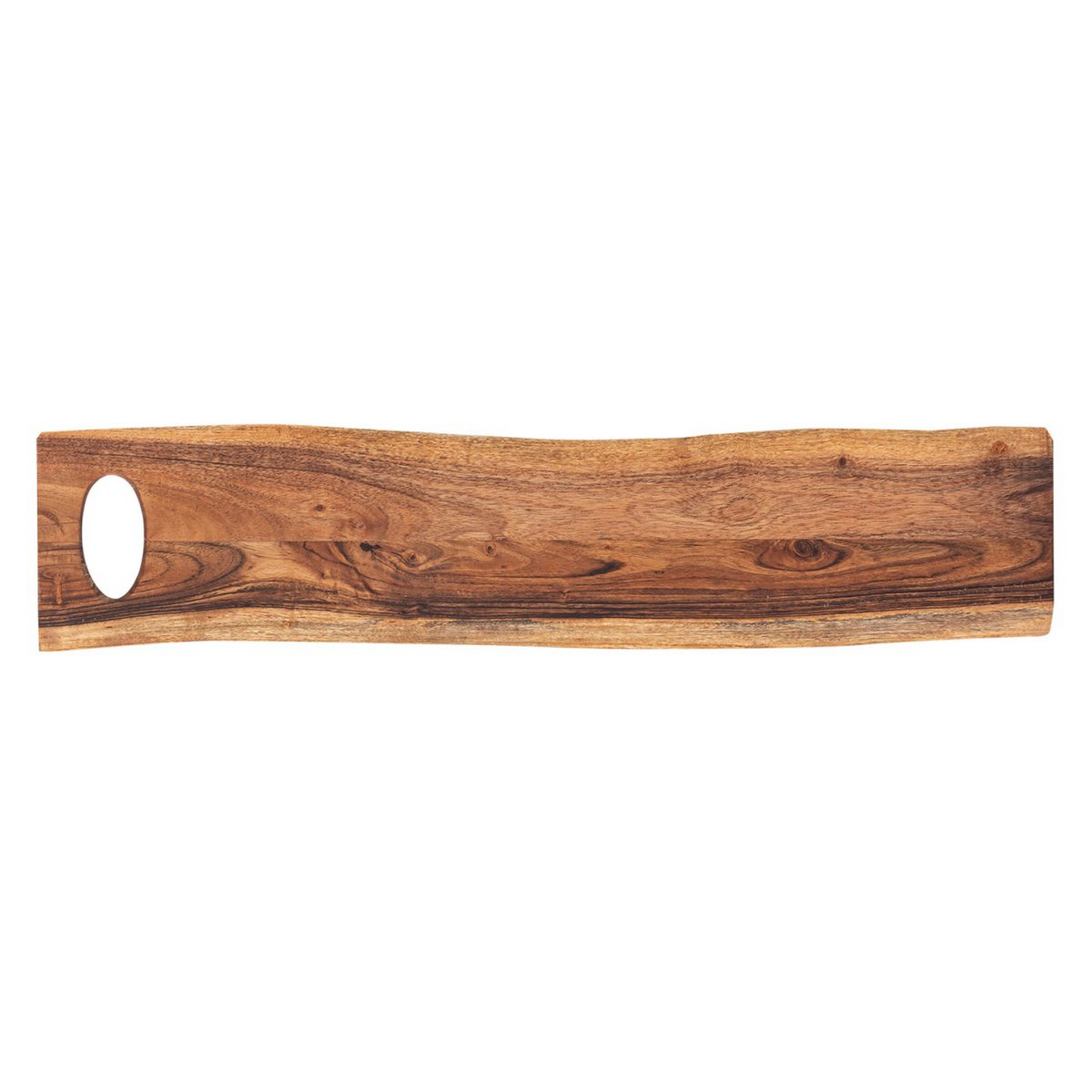 Holzbrett Servierbrett Dekotablett Thor 70x15cm Dekobrett Akazie massiv