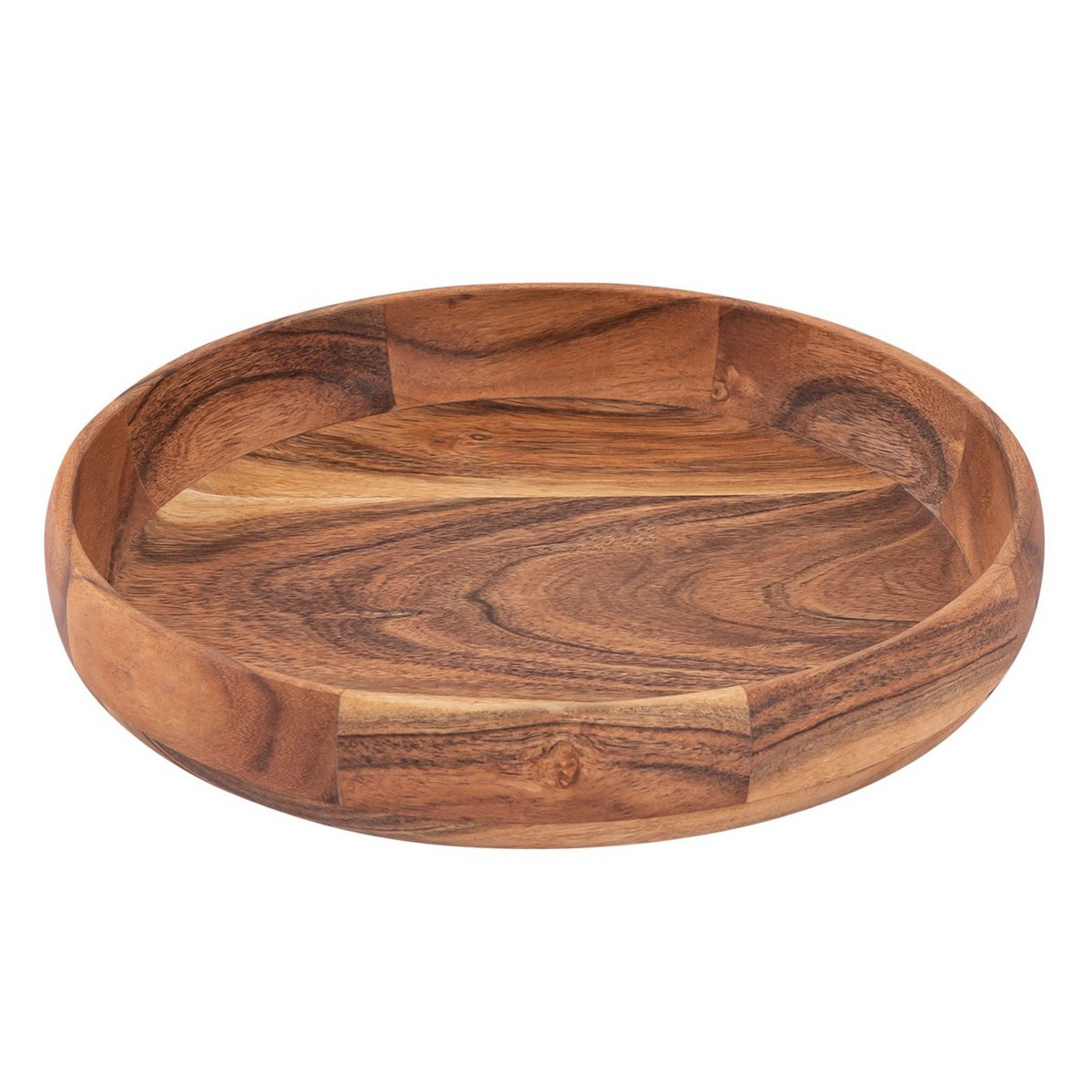 Holzschale Deko Schale Obstschale Holz ø30cm lebensmittelecht Akazie massiv