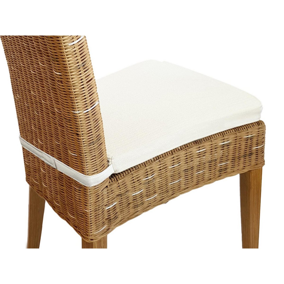 Esszimmer Stuhl Rattanstuhl Wintergarten Stuhl Korbstuhl nachhaltig Cardine cappuccino natur