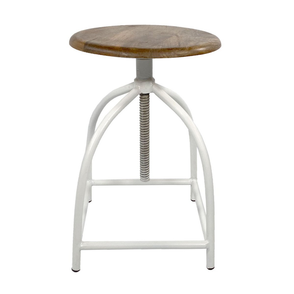 Drehhocker Barhocker Hocker Drehstuhl höhenverstellbar Liverpool Massivholz nachhaltig Metall Gestel