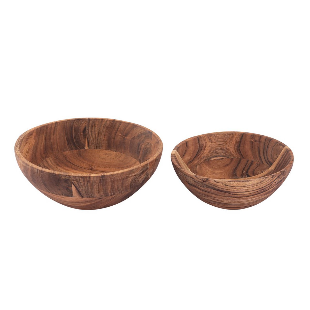 Holzschale Deko Schale Masterbox 8-teilig 20 o. 25cm lebensmittelecht Akazie massiv