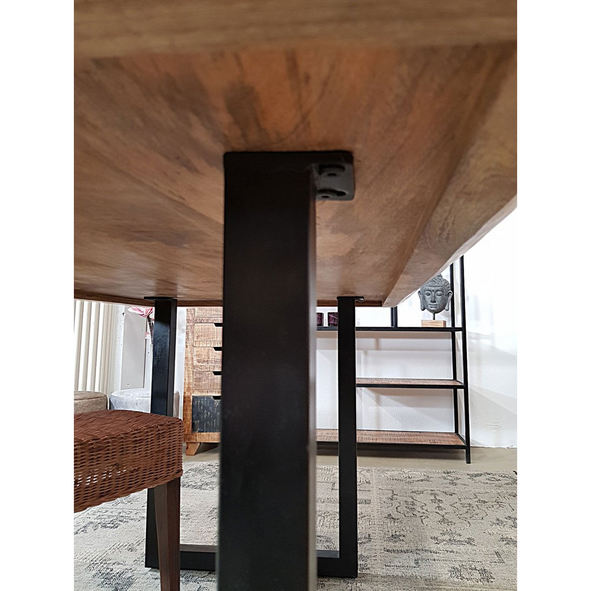Esstisch Küchen Tisch Esszimmer Tisch Liverpool 120x80 160x90 u. 200x100 cm Mangoholz massiv