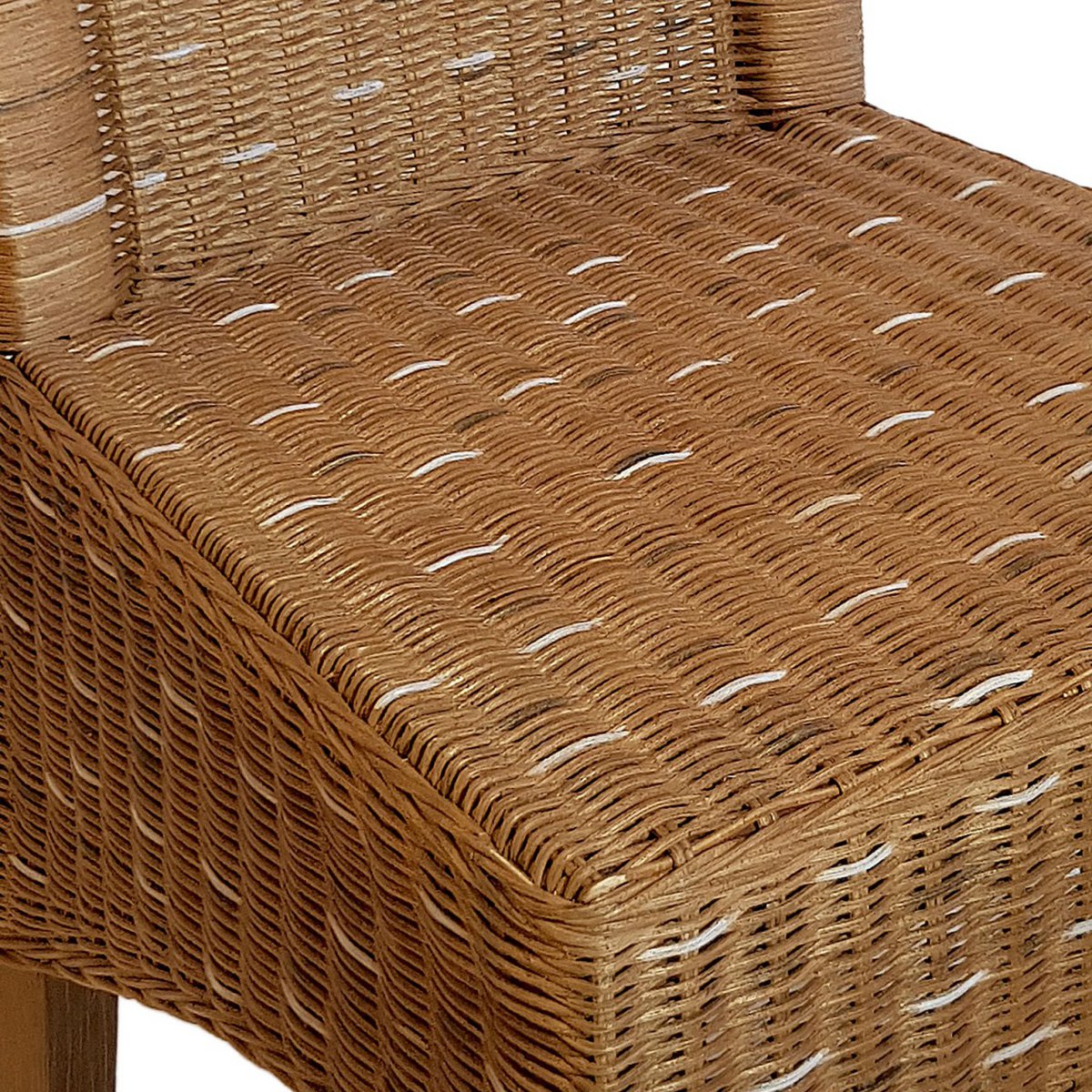 Esszimmer Stühle Set 6 Stück Rattanstühle Esstisch Stühle Perth braun Korbstühle