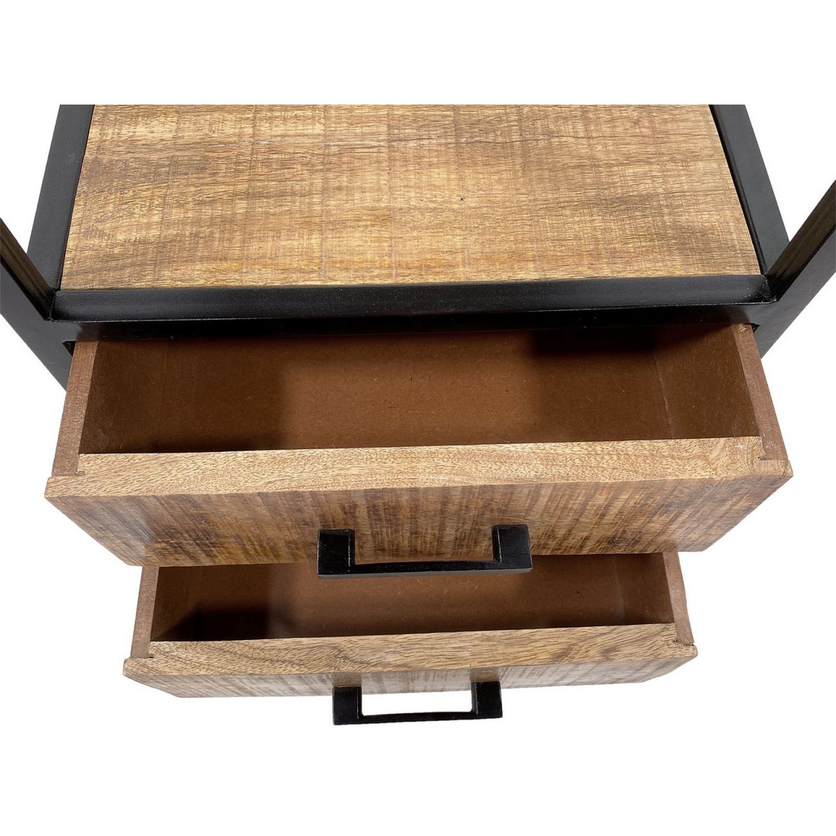Bücherregal Stand Regal Bücherbord 40x180x40 cm mit Schubladen Liverpool Metall-Gestell schwarz